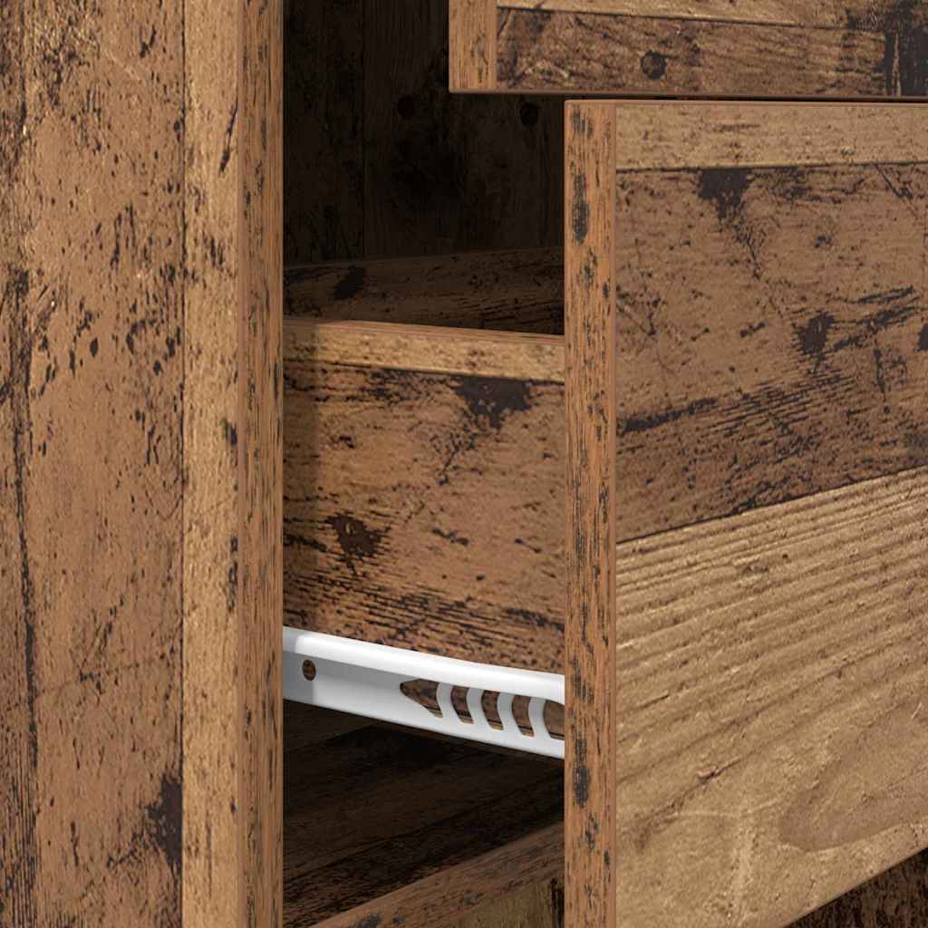 Bokhylla Åldrat Trä 40 x 35 x 180 cm