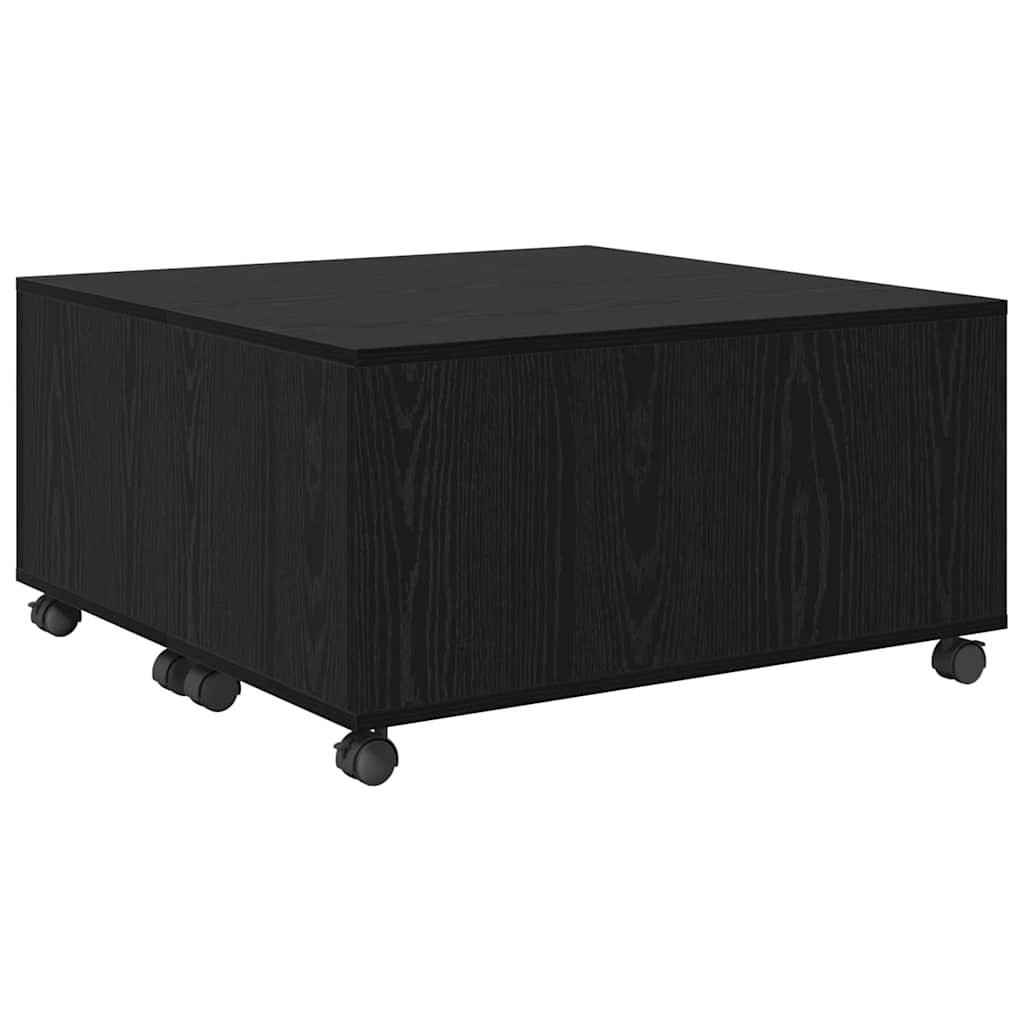 Soffbord Svart Ek 75 x 75 x 38 cm