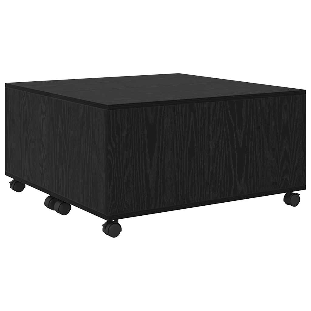 Soffbord Svart Ek 75 x 75 x 38 cm