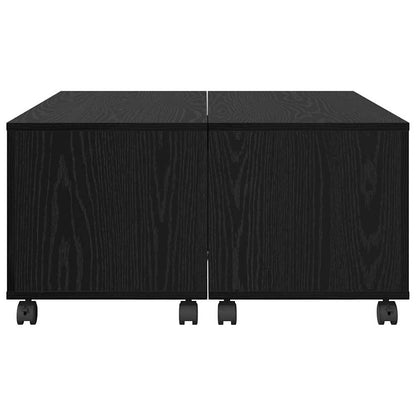 Soffbord Svart Ek 75 x 75 x 38 cm