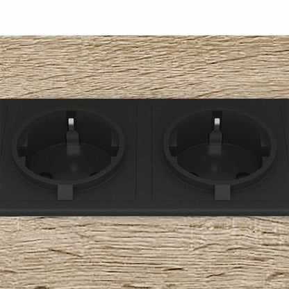 Sängbord 2 pcs Sonoma ek 38 x 30 x 48 cm Konstruerat trä