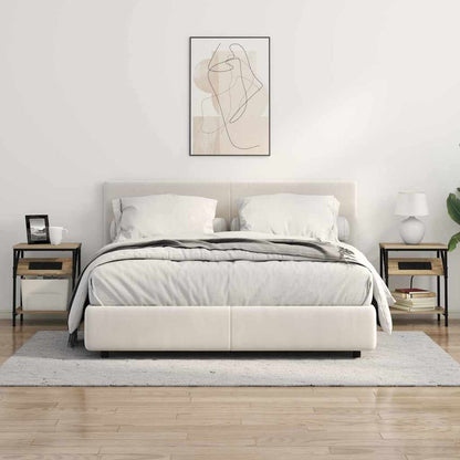 Sängbord 2 pcs Sonoma ek 38 x 30 x 48 cm Konstruerat trä