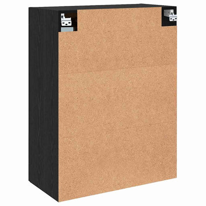 Väggskåp Svart ek 69.5 x 34 x 90 cm Konstruerat trä