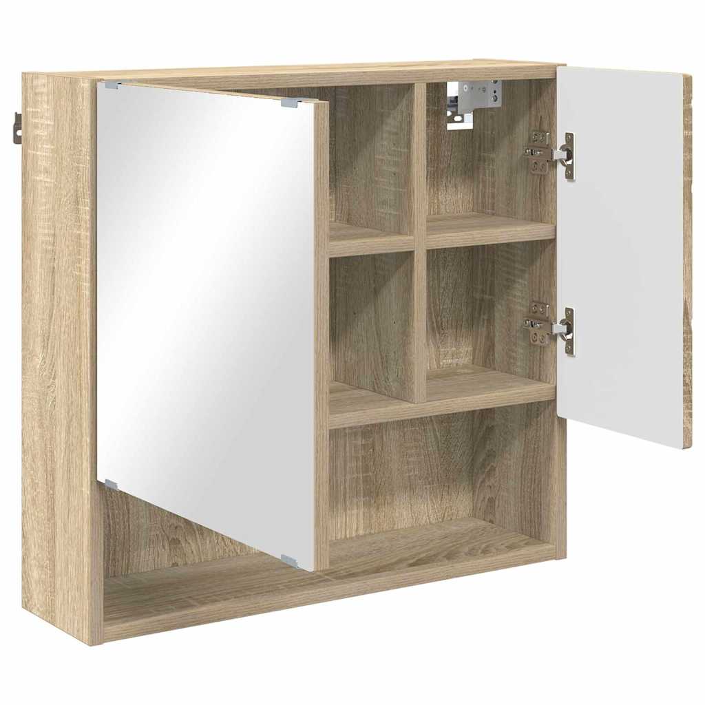 Badrumsmöbelset 3 pcs Sonoma Ek 61 x 35 x 64 cm