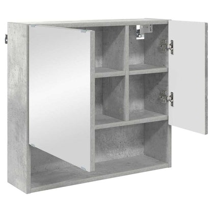 Badrumsmöbelset 3 pcs Betonggrå 61 x 35 x 64 cm