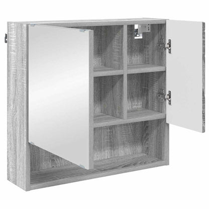 Badrumsmöbelset med låda 3 pcs Sonoma Grå 61 x 35 x 64 cm