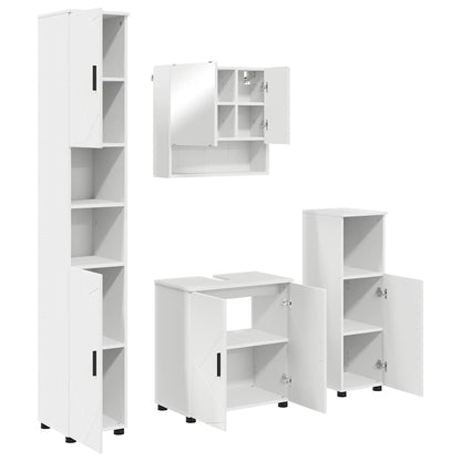 Badrumsmöbelset 4 pcs Vit 61 x 35 x 64 cm