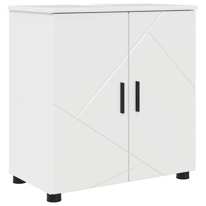 Badrumsmöbelset Väggmonterad 4 pcs Högglans Vit 61 x 35 x 64 cm