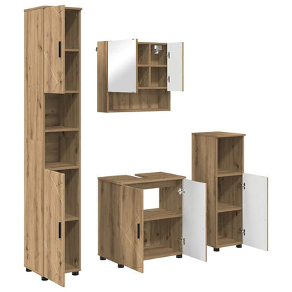 Badrumsmöbelset Väggmonterad 4 pcs Artisan Ek 61 x 35 x 64 cm