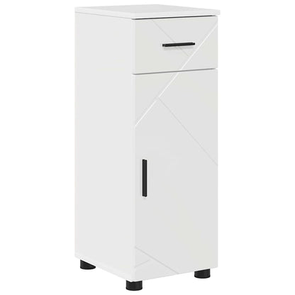 Badrumsmöbelset med låda 4 pcs Högglans Vit 61 x 35 x 64 cm