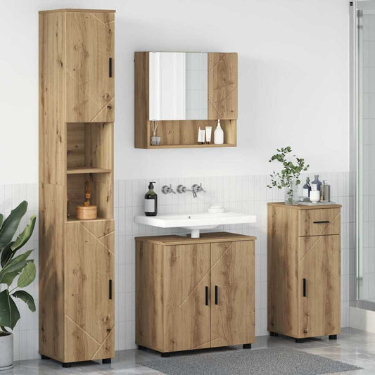 Badrumsmöbelset med låda 4 pcs Artisan Ek 61 x 35 x 64 cm