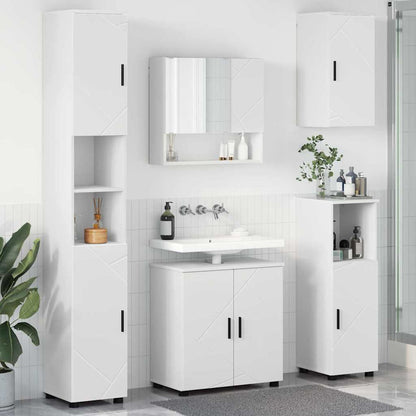 Badrumsmöbelset 5 pcs Vit 61 x 35 x 64 cm