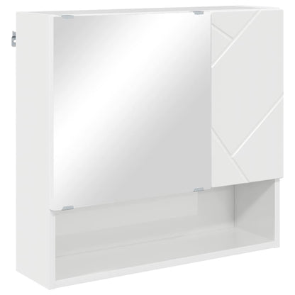 Badrumsmöbelset Väggmonterad 5 pcs Högglans Vit 61 x 35 x 64 cm