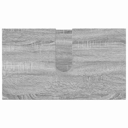 Badrumsmöbelset Väggmonterad 5 pcs Sonoma Grå 61 x 35 x 64 cm