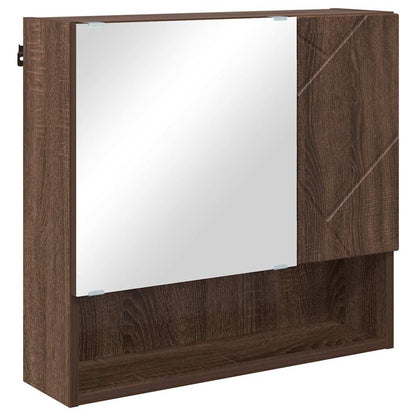 Badrumsmöbelset 5 pcs Brun Ek 61 x 35 x 64 cm