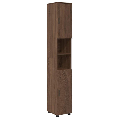 Badrumsmöbelset 5 pcs Brun Ek 61 x 35 x 64 cm