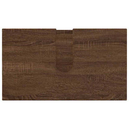Badrumsmöbelset 5 pcs Brun Ek 61 x 35 x 64 cm