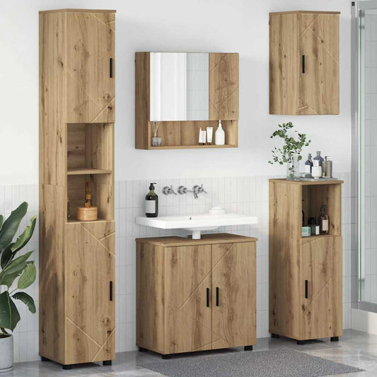 Badrumsmöbelset Väggmonterad 5 pcs Artisan Ek 61 x 35 x 64 cm