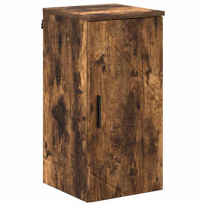 Badrumsmöbelset med låda 5 pcs Rökfärgad Ek 61 x 35 x 64 cm