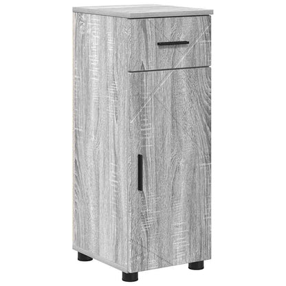 Badrumsmöbelset med låda 5 pcs Sonoma Grå 61 x 35 x 64 cm