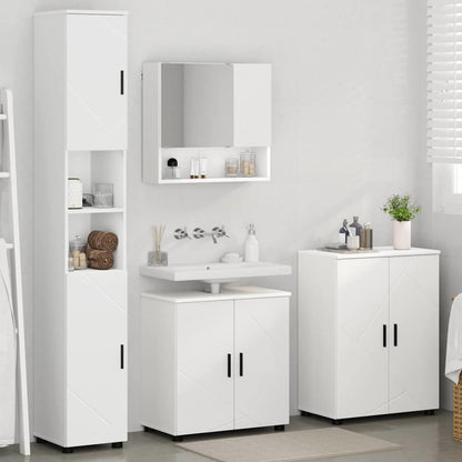 Badrumsmöbelset 4 pcs Vit 61 x 35 x 64 cm