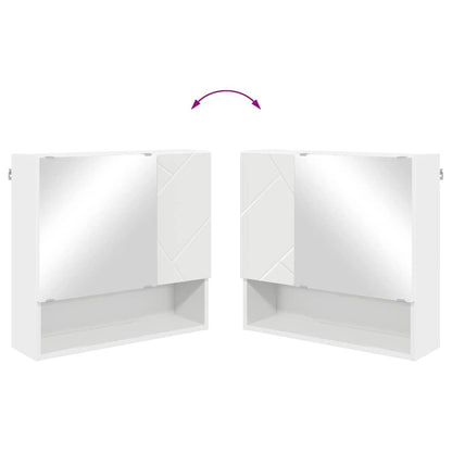 Badrumsmöbelset 4 pcs Vit 61 x 35 x 64 cm
