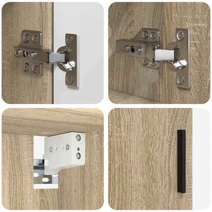 Badrumsmöbelset 4 pcs Sonoma Ek 61 x 35 x 64 cm