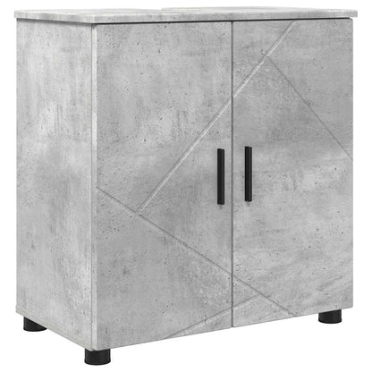 Badrumsmöbelset 4 pcs Betonggrå 61 x 35 x 64 cm