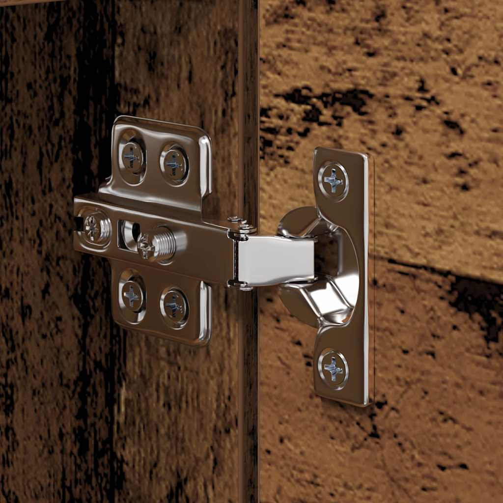 Vägg TV Skåp Väggmonterad 4 pcs Gammalt trä 80 x 30 x 30.5 cm