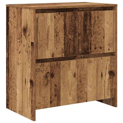 Skåp Åldrat Trä 3 pcs 70 x 41 x 75 cm