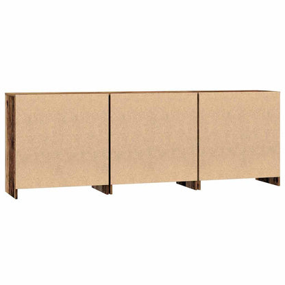 Skåp Åldrat Trä 3 pcs 70 x 41 x 75 cm