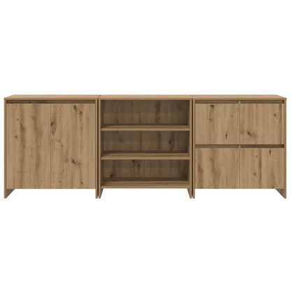 Skåp 3 pcs artisan ek 70 x 41 x 75 cm Konstruerat trä