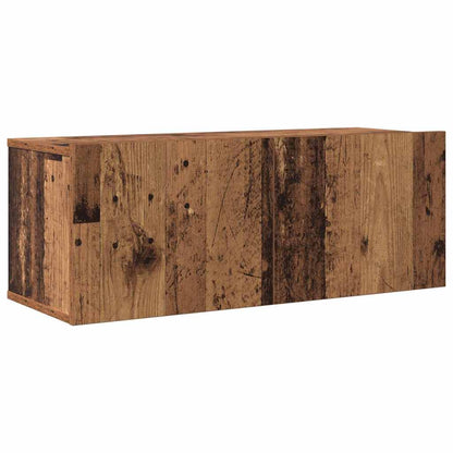 TV-skåpsset 6 pcs Gammalt trä 200 x 30 x 150 cm Konstruerat trä
