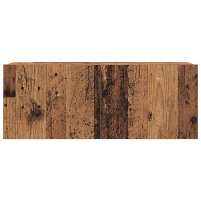 TV-skåpsset 6 pcs Gammalt trä 200 x 30 x 150 cm Konstruerat trä