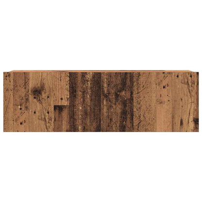 TV-skåpsset 6 pcs Gammalt trä 200 x 30 x 150 cm Konstruerat trä