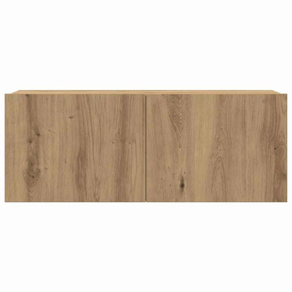 TV-skåpsset 6 pcs artisan ek 200 x 30 x 150 cm Konstruerat trä