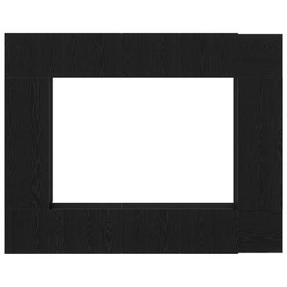 TV-skåpsset Väggmonterad 8 pcs Svart ek 190,5 x 28,5 x 151 cm