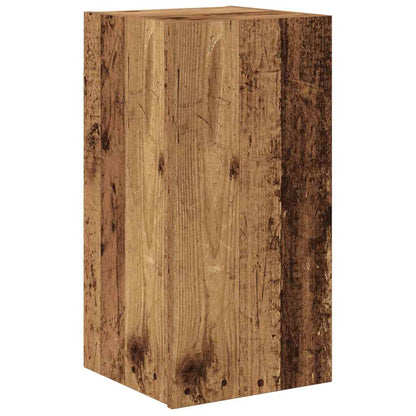 TV-skåpsset 6 pcs Gammalt trä 80 x 30 x 30 cm Konstruerat trä
