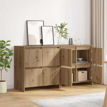 Skåp 2 pcs artisan ek 70 x 41 x 75 cm Konstruerat trä