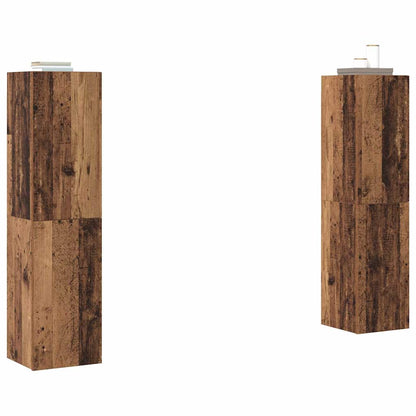 TV-skåpsset 4 pcs Gammalt trä 30.5 x 30 x 60 cm Konstruerat trä