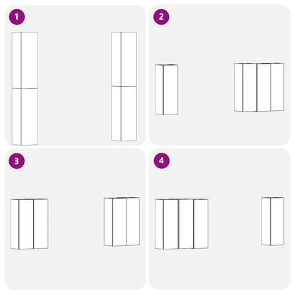 TV-skåpsset 4 pcs Svart ek 30.5 x 30 x 90 cm Konstruerat trä