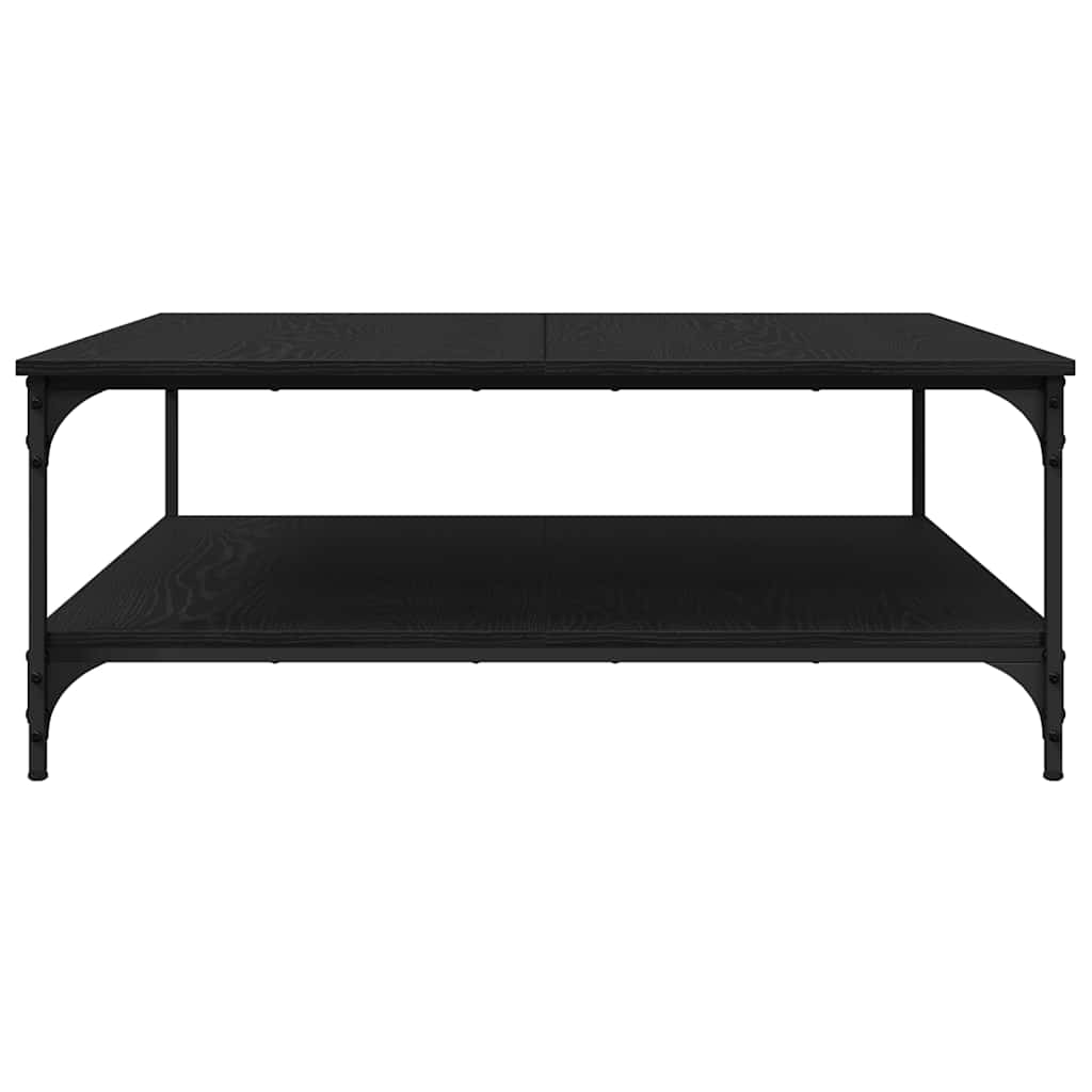 Soffbord Svart Ek 100 x 100 x 40 cm