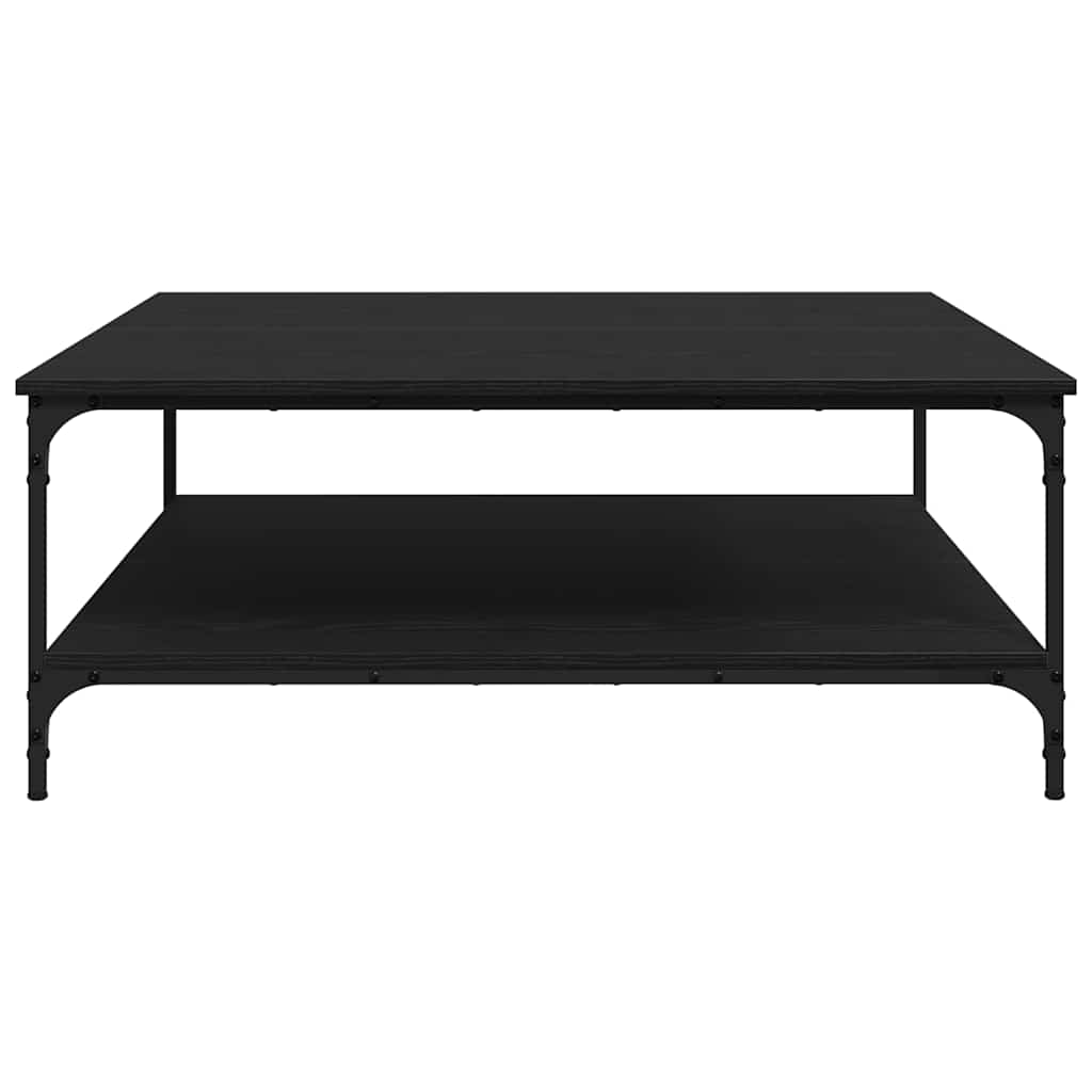 Soffbord Svart Ek 100 x 100 x 40 cm