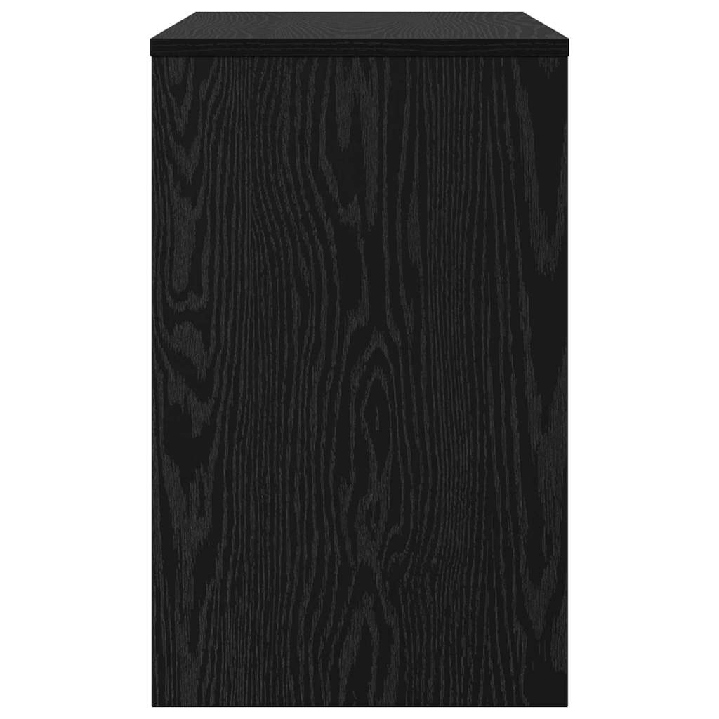 Soffbord Svart Ek 3 pcs 60 x 35 x 56 cm
