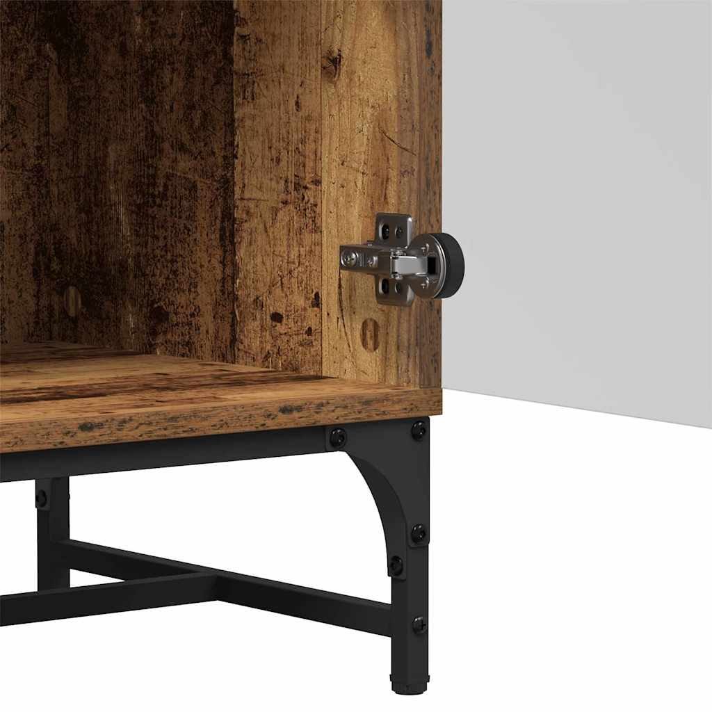 Skåp Åldrat Trä 35 x 37 x 117 cm