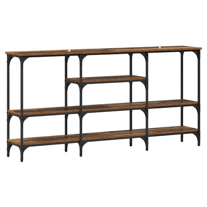 Avlastningsbord Konsollbord Åldrat Trä 160 x 29 x 80 cm