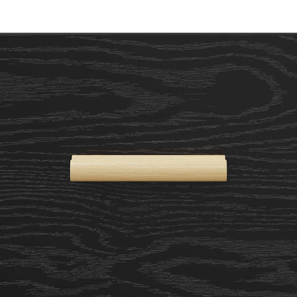 Skänk Svart Ek 34 x 69.5 x 90 cm