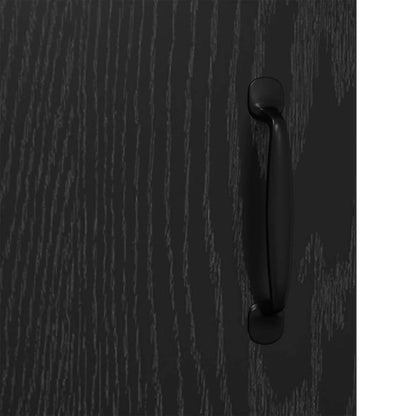 Skänk Svart Ek 34 x 90 x 80 cm