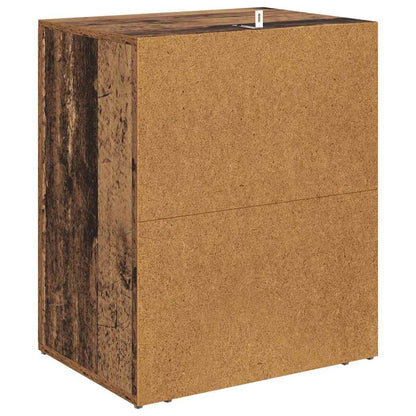 Sängbord Nattduksbord Åldrat Trä 50 x 36 x 60 cm