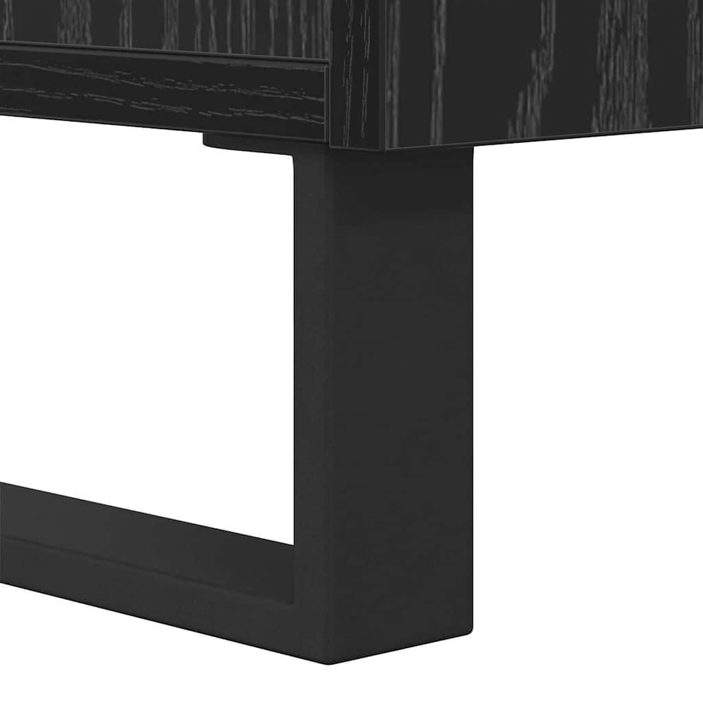 Soffbord Svart Ek 80 x 80 x 36.5 cm